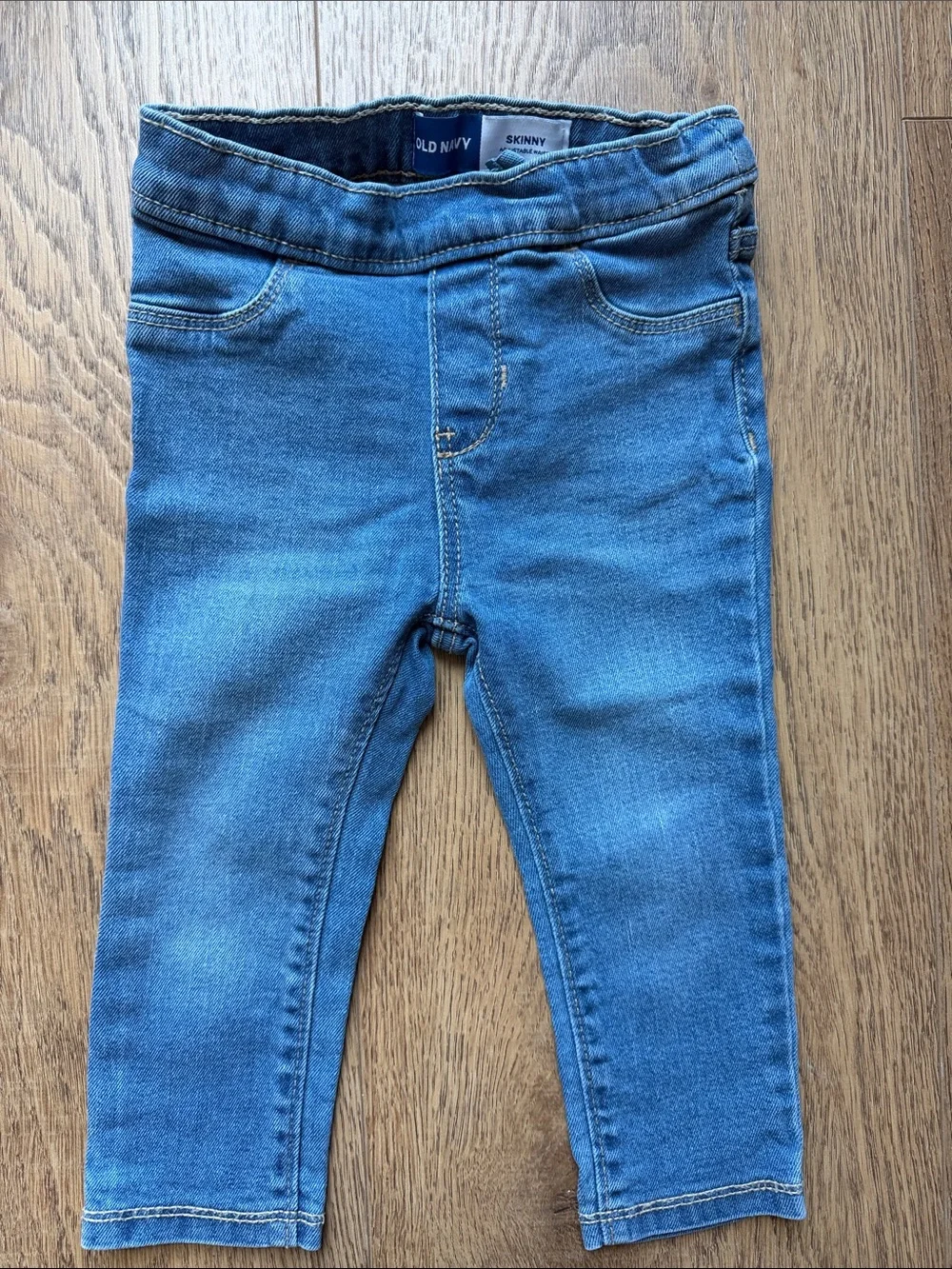 Old Navy Blue Toddler Skinny Denim Leggings - 2 Pack, 12-18 M and 18-24 M